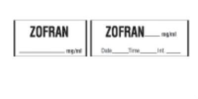 Picture of Drug Label Shamrock Anesthesia Label APRESOLINE / _____ mg / mL White 1/2 X 1 InchSA-3214