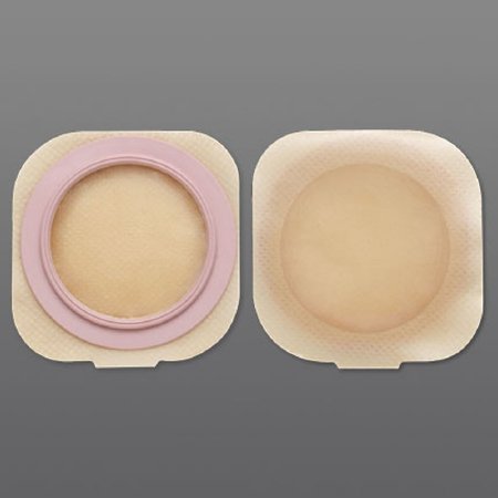 Picture of Ostomy Barrier Pouchkins™ SoftFlex Pre-Cut 1-3/4 Inch Floating Flange Green Code System 1-1/4 Inch Opening3761