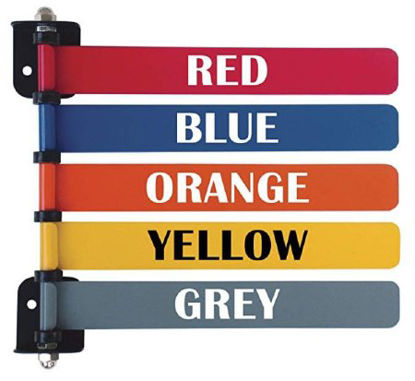 Picture of Exam Room Signal Flag Door / Wall Mount 5 Flag 8 Inch291715
