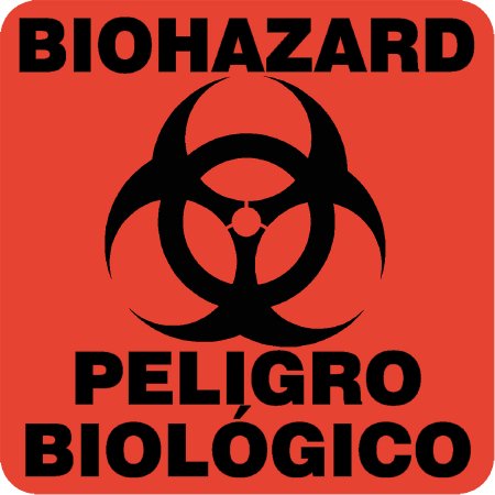 Picture of Pre-Printed Label Worksafe™ Warning Label Multicolored BIOHAZARD Biohazard510-51160025