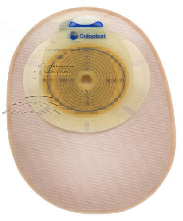 Picture of Ostomy Pouch SenSura® One-Piece System 3/8 to 3 Inch Stoma Closed End Flat, Trim To Fit15480