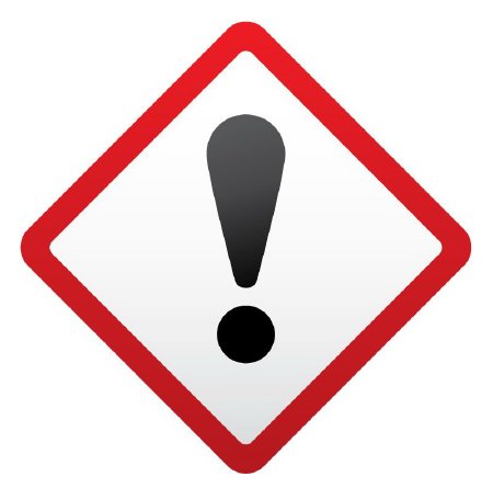 Picture of Pre-Printed Label UAL™ Warning Label Black / Red / White Coated Paper Diagram / Symbol Biohazard 1-1/2 X 1-1/2 InchULGHS7