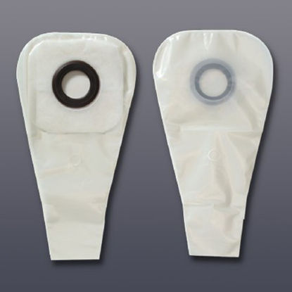 Picture of Colostomy Pouch Karaya 5 One-Piece System 16 Inch Length 2-1/2 Inch Stoma Drainable3276