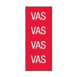 Picture of Pre-Printed Label Key Surgical® Multipurpose Label Red Tape VAS Patterned 1/4 InchT-617-04