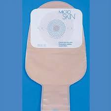 Picture of Colostomy Pouch One-Piece System 11 Inch Length 1-1/2 Inch Stoma Drainable Trim To Fit81300
