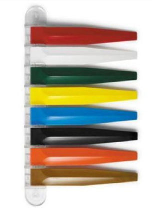 Picture of Exam Room Signal Flag Wall Mount 8 Flag 13-1/4 InchML5414