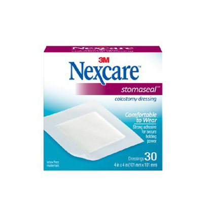 Picture of Colostomy Dressing Nexcare™ Stomaseal™ 4 X 4 Inch Durapore Pad1507