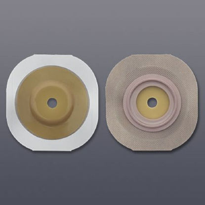 Picture of Ostomy Barrier FlexWear™ Trim to Fit, Standard Wear Adhesive Tape 57 mm Flange Red Code System Hydrocolloid Up to 1-1/2 Inch Opening14403