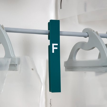 Picture of Identification Tag HCL Custom ID Tags w Stick on Letter Green Plastic 25 per Pack17544