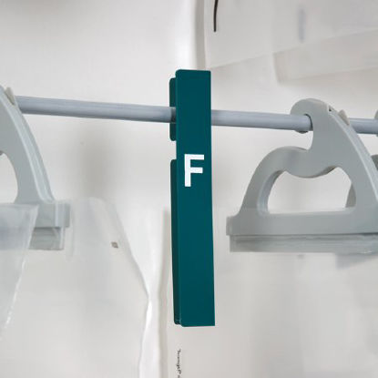 Picture of Identification Tag HCL Custom ID Tags w Stick on Letter Green Plastic 25 per Pack17544