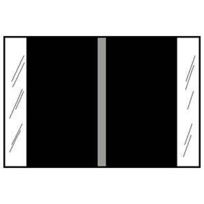 Picture of Blank Label COL'R'TAB® Chart Tab Black Paper 1-1/2 X 1-1/2 Inch11109