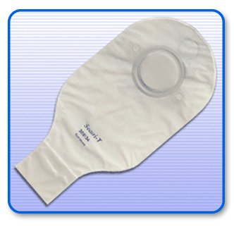 Picture of Filtered Ostomy Pouch Securi-T™ Two-Piece System 12 Inch Length Drainable7308214