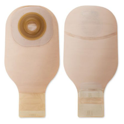 Picture of Filtered Ostomy Pouch Premier™ Flextend™ One-Piece System 12 Inch Length 1-1/4 Inch Stoma Drainable Soft Convex, Pre-Cut8664
