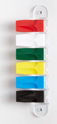 Picture of Exam Room Signal Flag Wall Mount 5 Flag 3 InchKI-P6-SHORT