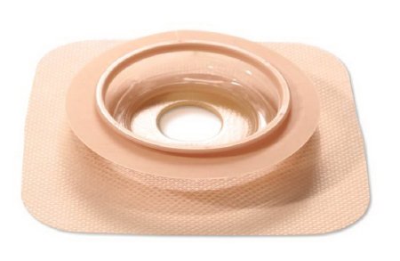 Picture of Ostomy Barrier Natura™ Stomahesive™ Mold to Fit, Standard Wear Tape Collar 57 mm Flange Hydrocolloid 7/8 to 1-1/4 Inch Opening421034