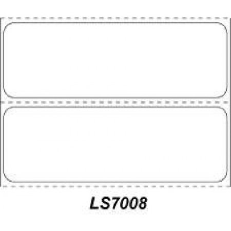 Picture of Blank Label pdc® Chart Tab White 1 X 3 InchLS7008