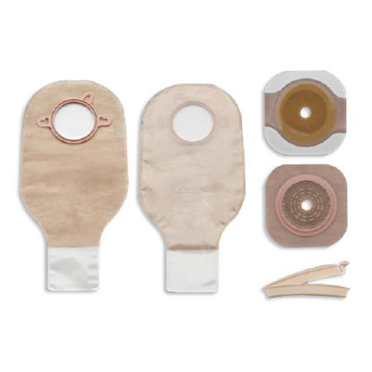 Picture of Ileostomy /Colostomy Kit New Image™ Two-Piece System 12 Inch Length Up to 1-3/4 Inch Stoma Drainable Trim To Fit19103
