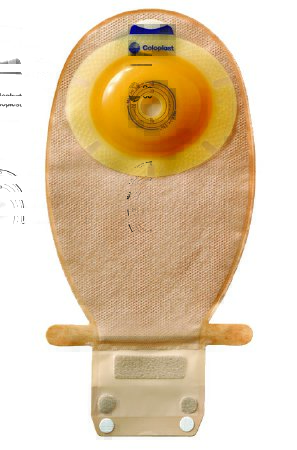 Picture of Filtered Ostomy Pouch SenSura® EasiClose™ One-Piece System 11 1/2 Inch Length, Maxi 1-1/8 Inch Stoma Drainable Convex Light, Pre-Cut15624