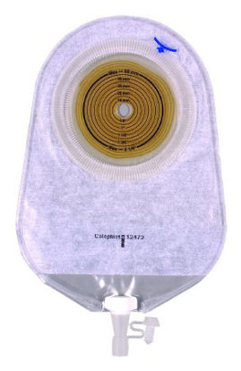Picture of Urostomy Pouch Assura® One-Piece System 10-3/4 Inch Length 3/8 to 2-1/4 Inch Stoma Drainable Flat, Trim To Fit12474
