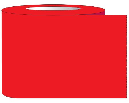 Picture of Blank Label Tape Shamrock Multipurpose Label Red Tape 1/2 X 60 InchST-100-4