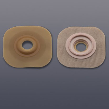 Picture of Ostomy Barrier New Image™ Flextend™ Pre-Cut, Extended Wear Without Tape 44 mm Flange Green Code System Hydrocolloid 7/8 Inch Opening15903