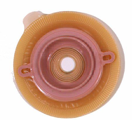 Picture of Ostomy Barrier Assura® Trim to Fit, Standard Wear Pectin Based Adhesive 50 mm Flange Red Code System Synthetic Resin 3/8 to 1-3/4 Inch Opening2882