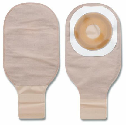 Picture of Colostomy Pouch Premier™ Flextend™ One-Piece System 12 Inch Length 1-1/4 Inch Stoma Drainable Flat, Pre-Cut8538