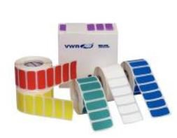 Picture of Blank Label VWR® Label Dot Pink89129-288