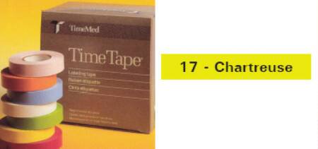 Picture of Blank Label Tape Time® Multipurpose Label Chartreuse Vinyl 1/2 X 500 InchT-512-17
