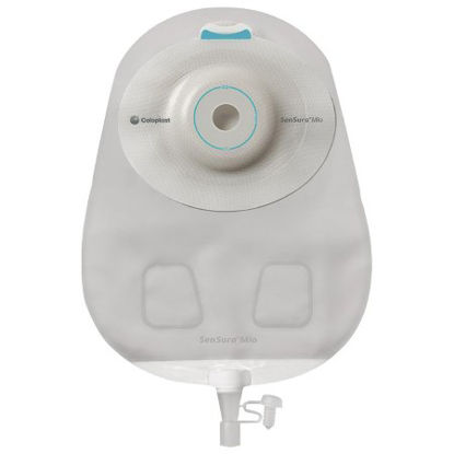 Picture of Urostomy Pouch SenSura® Mio Convex One-Piece System 10-1/2 Inch Length, Maxi 1 Inch Stoma Drainable Convex Light, Pre-Cut16841