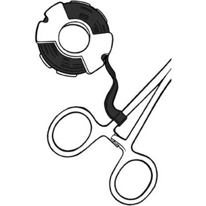 Picture of Blank Label Tape Sklar®  Multipurpose Label Black 1/4 Inch96-1868