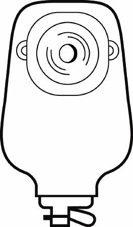 Picture of Urostomy Pouch Premier™ One-Piece System 9 Inch Length 1-3/8 Inch Stoma Drainable8487