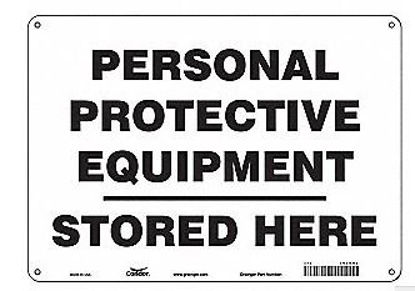 Picture of Wall Sign Directory Sign CONDOR Personal Protective Equipment Stored Heer466N88