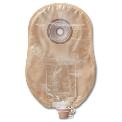 Picture of Urostomy Pouch CeraPlus One-Piece System 9 Inch Length 1-1/8 Inch Stoma Drainable Soft Convex, Pre-Cut8415