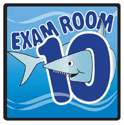 Picture of Door Sign Room Sign Ocean Series Exam Room 10EX10-O