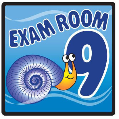 Picture of Door Sign Room Sign Ocean Series Exam Room 9EX9-O