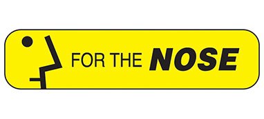 Picture of Pre-Printed Label Indeed Auxiliary Label Yellow Paper For the Nose Black Safety and Instructional 3/8 X 1-5/8 Inch2029