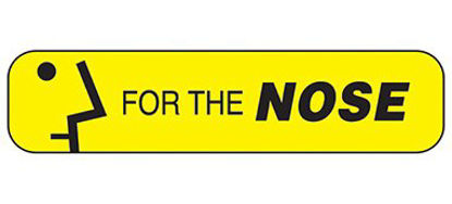 Picture of Pre-Printed Label Indeed Auxiliary Label Yellow Paper For the Nose Black Safety and Instructional 3/8 X 1-5/8 Inch2029
