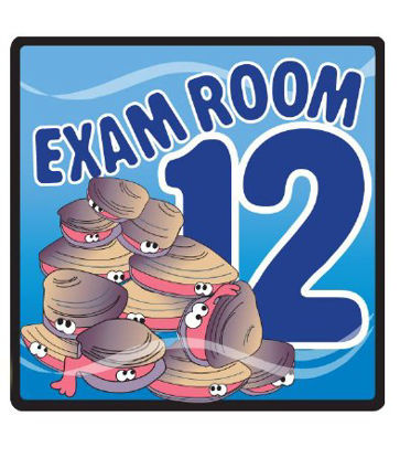 Picture of Door Sign Room Sign Ocean Series Exam Room 12EX12-O