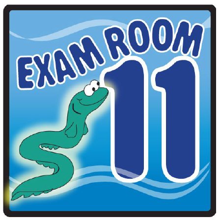 Picture of Door Sign Room Sign Ocean Series Exam Room 11EX11-O
