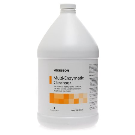 Picture of Multi-Enzymatic Instrument Detergent McKesson Liquid 1 gal. Jug Eucalyptus Spearmint Scent53-28501