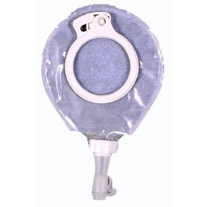 Picture of Urostomy Pouch Coloplast® Uro Two-Piece System 6 Inch Length, Micro 1-3/8 Inch Stoma Drainable14204