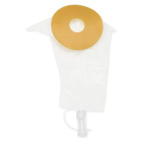 Picture of Male Urinary Pouch One-Piece System 7-1/2 Inch Length Drainable Trim To Fit9811