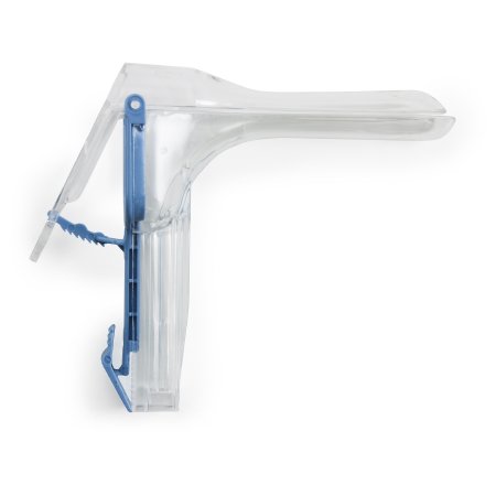 Picture of Vaginal Speculum McKesson Graves NonSterile Office Grade Acrylic Small Double Blade Duckbill Disposable Corded Light Source Compatible16-8312