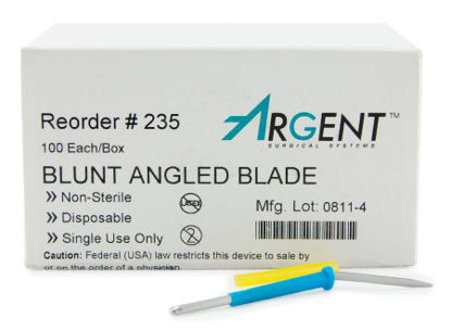 Picture of Dermal Tip Electrode McKesson Argent™ Stainless Steel Blunt Angled Blade Disposable NonSterile235