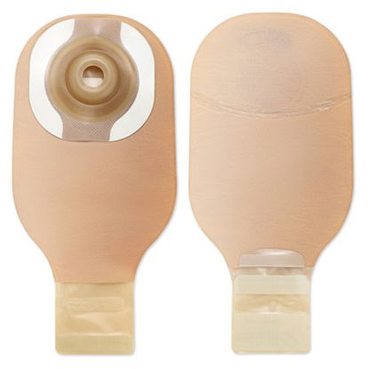 Picture of Filtered Ostomy Pouch Premier™ One-Piece System 12 Inch Length 3/4 Inch Stoma Drainable Soft Convex, Pre-Cut8960