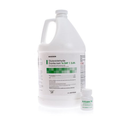 Picture of Glutaraldehyde High-Level Disinfectant McKesson 14 Day Activation Required Liquid 1 gal. Jug Max 14 Day Reuse68-101400