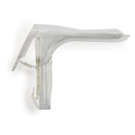 Picture of Vaginal Speculum McKesson Graves NonSterile Office Grade Acrylic Large Double Blade Duckbill Disposable Corded Light Source Compatible16-8314