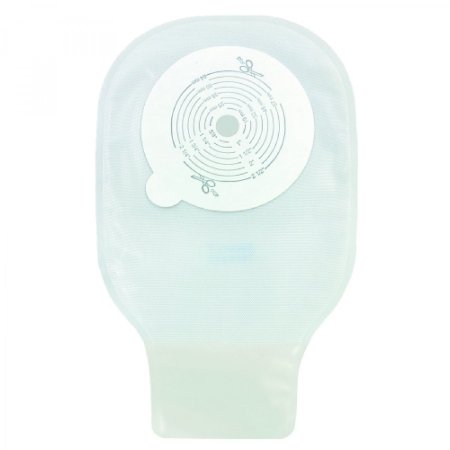 Picture of Ostomy Pouch Securi-T™ One-Piece System 9 Inch Length 1/2 to 2-1/2 Inch Stoma Drainable Trim To Fit7609002