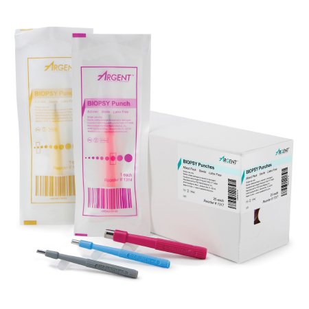 Picture of Biopsy Punch McKesson Argent™ Dermal Five 2 mm, Five 3 mm, Five 4 mm, Five 5 mm, and Five 6 mm1317